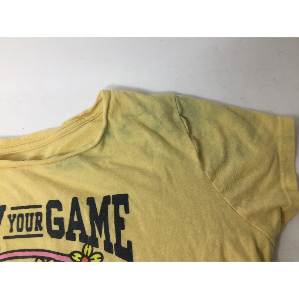 ''Grow Your Game'' Old Navy Yellow Short Sleeved Shirt Size XXL (18) - Picture 5 of 14